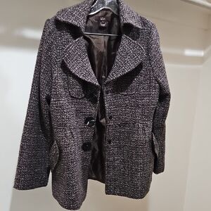 Charcoal Tweed Blazer
